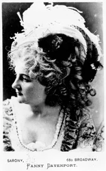 Carte de Visite of Fanny Davenport